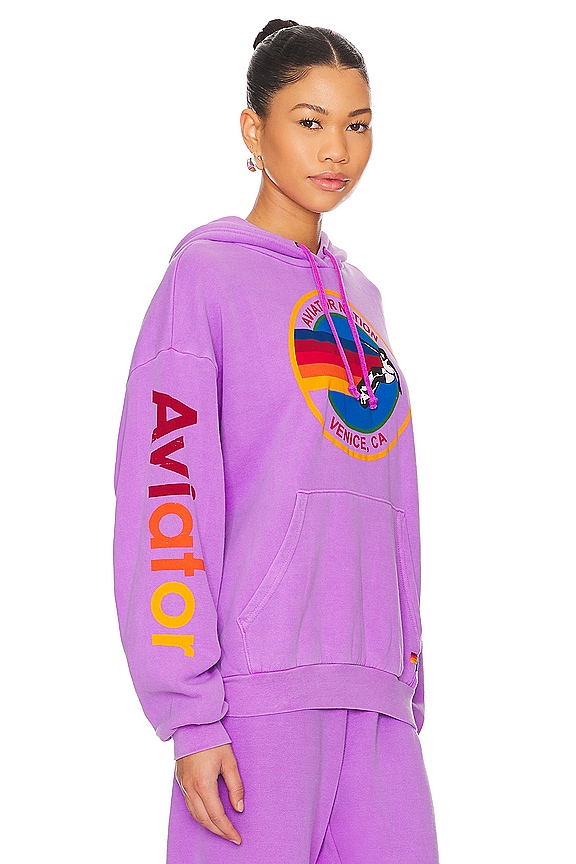 view 2 of 6 SWEAT À CAPUCHE RELAXED in Neon Purple