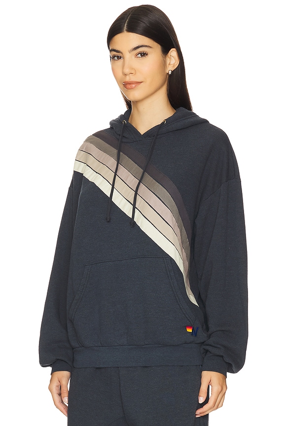 view 2 of 5 SUDADERA JERSEY CROSS STRIPE RELAXED in Charcoal