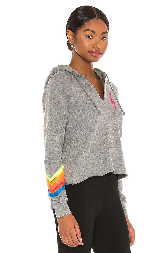 view 2 of 4 SWEAT À CAPUCHE BOLT in Heather & Neon Rainbow