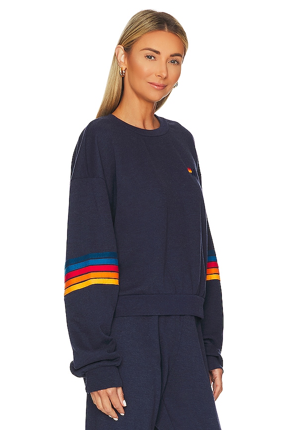 view 2 of 5 СВИТШОТ RAINBOW in Navy