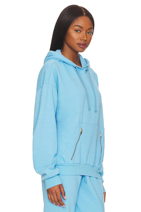 view 2 of 5 SUDADERA BOLT STITCH in Sky & White