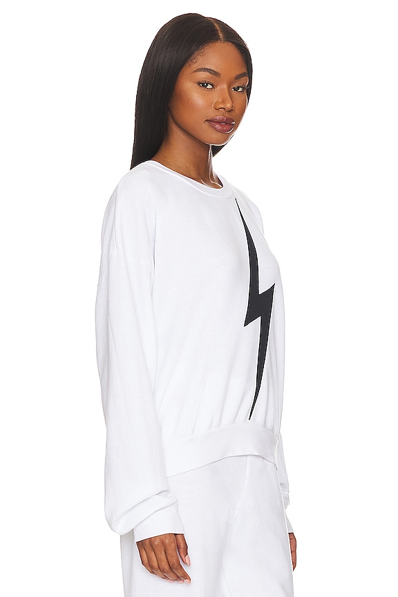 view 2 of 5 BOLT STITCH スウェットシャツ in White & Black