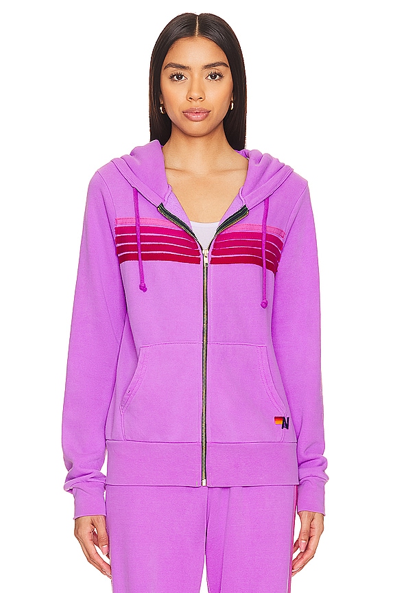 view 2 of 5 ХУДИ 5 STRIPE in Neon Purple & Pink