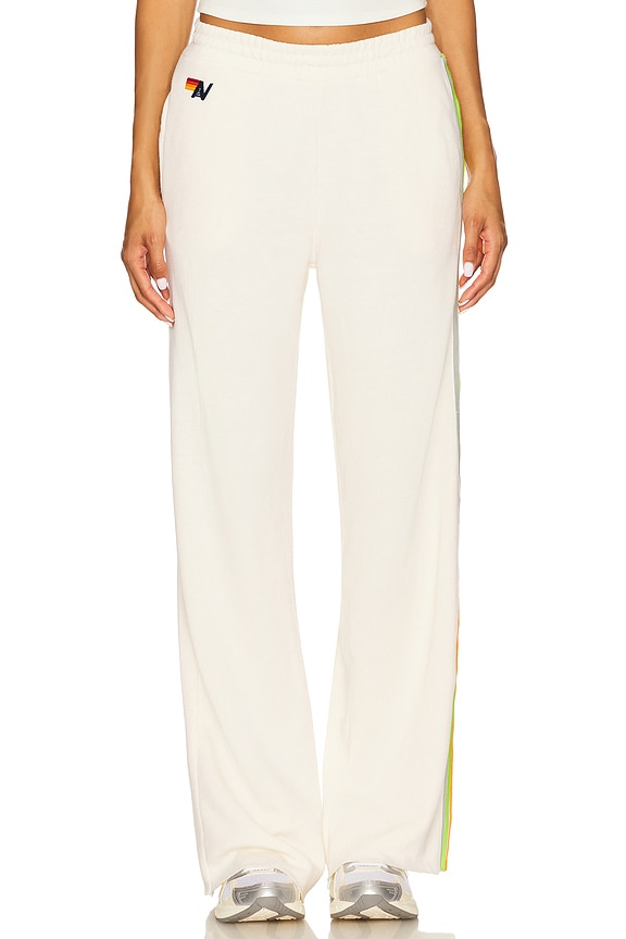 view 2 of 7 스웻팬츠 in Vintage White & White Neon