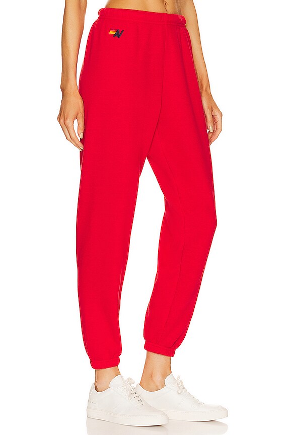 view 2 of 5 PANTALÓN DEPORTIVO 5 STRIPE in Red & Yellow Purple