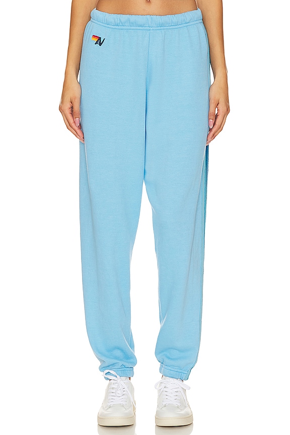 view 2 of 4 PANTALON SWEAT 5 STRIPE in Sky & Blue