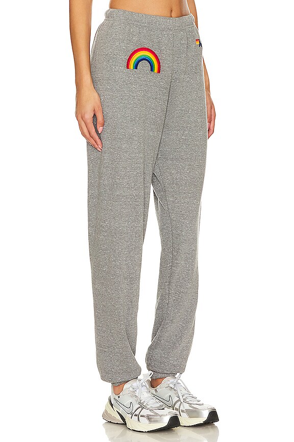 view 2 of 5 PANTALON SWEAT RAINBOW in Heather Grey