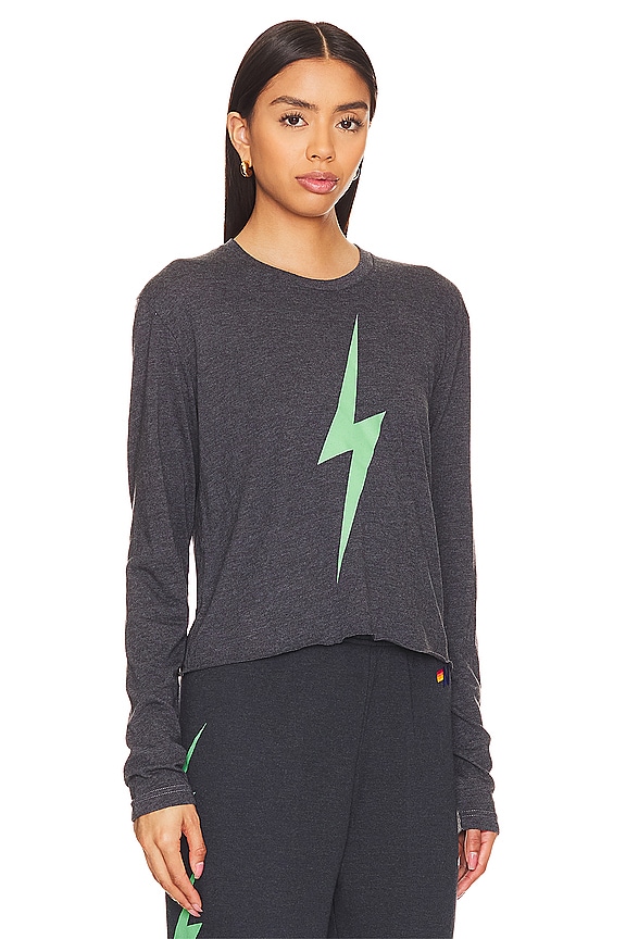 view 2 of 4 BOLT 티셔츠 in Charcoal & Mint