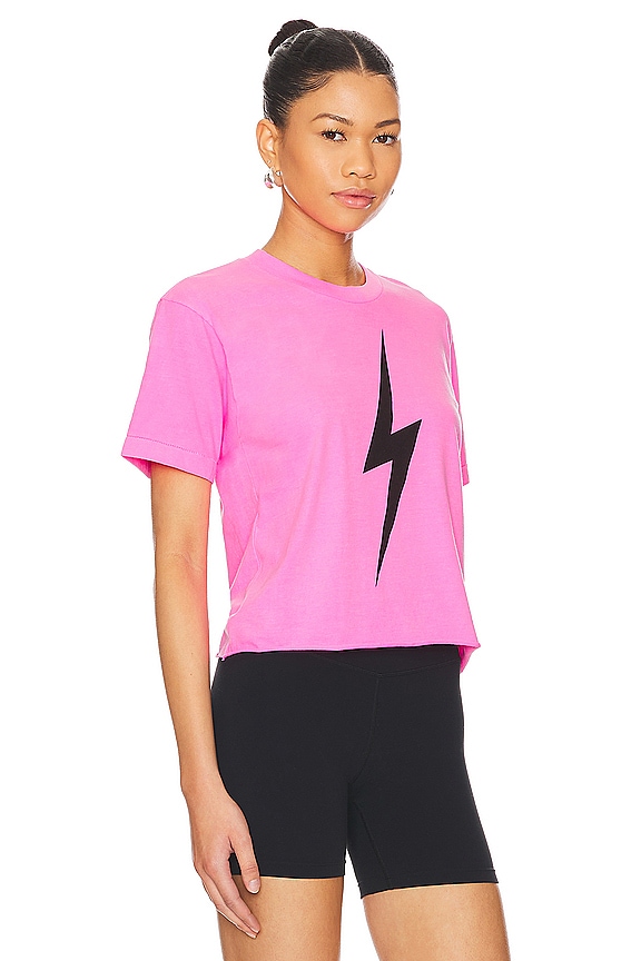 view 2 of 6 Bolt Boyfriend Tee in Neon Pink