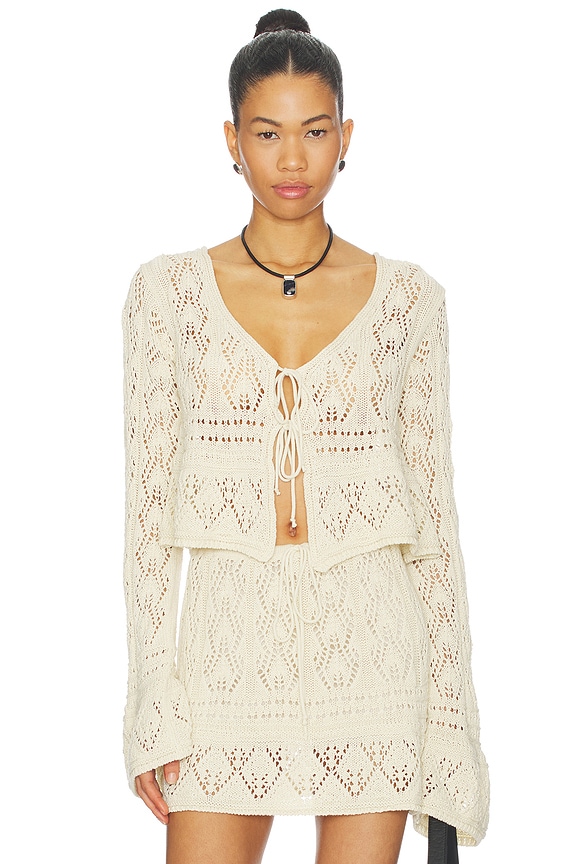 view 1 of 4 GILET ALENA in Fairy Milk