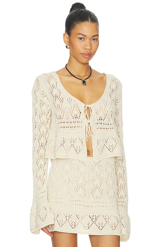 view 2 of 4 GILET ALENA in Fairy Milk