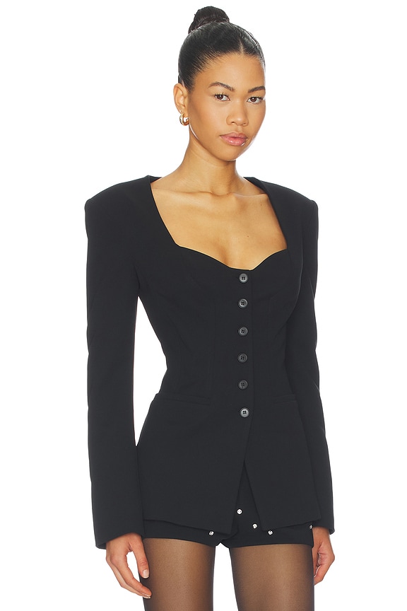 view 2 of 4 Shana Bustier Jacket in Black