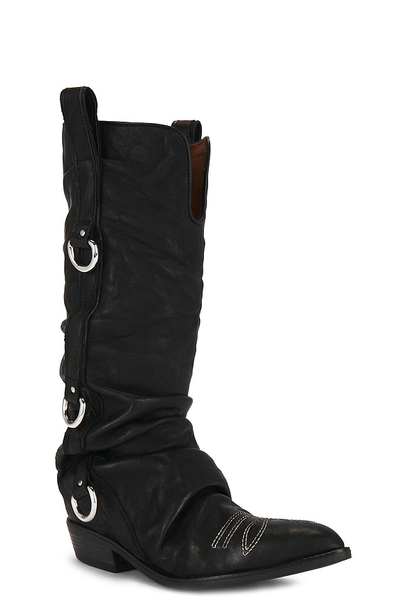 view 2 of 5 BOTTINES CHARMS TEX in Black