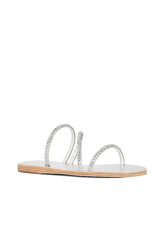 view 2 of 5 Polytimi Crystal Sandal in Silver