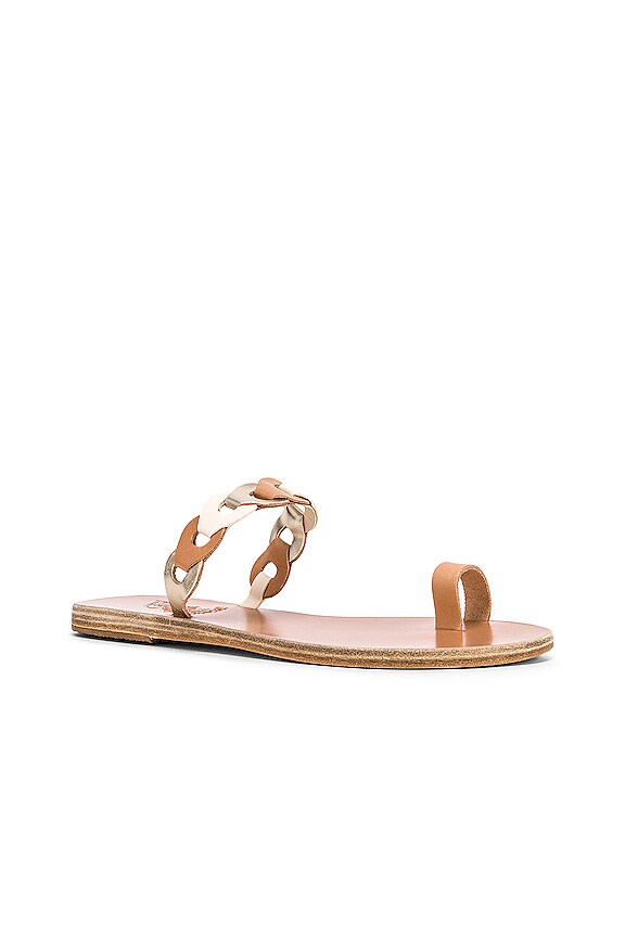 view 2 of 5 Thalia Links Sandal in Natural, Off White & Platinum