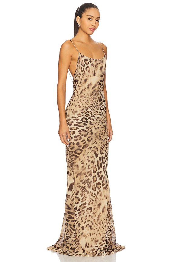 view 2 of 3 Ninfea Slip Dress in Animalier