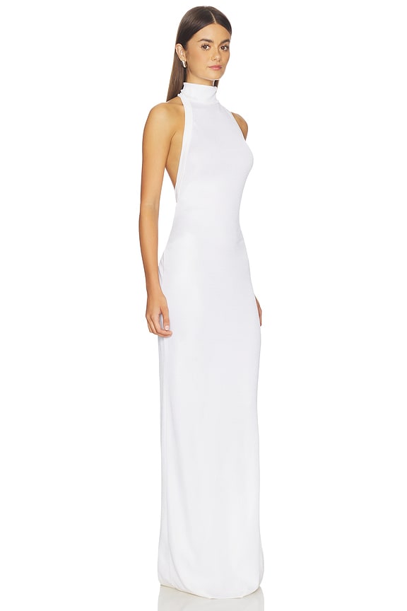 view 2 of 4 Cleo Halterneck Maxi Dress in Milk