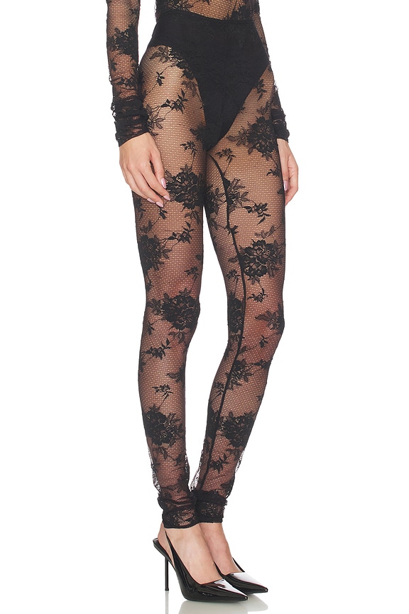 view 2 of 6 Zillah Lace Leggings in Black