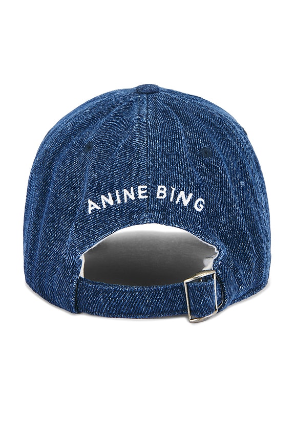 view 2 of 3 Jeremy Baseball Cap AB in Clean Indigo