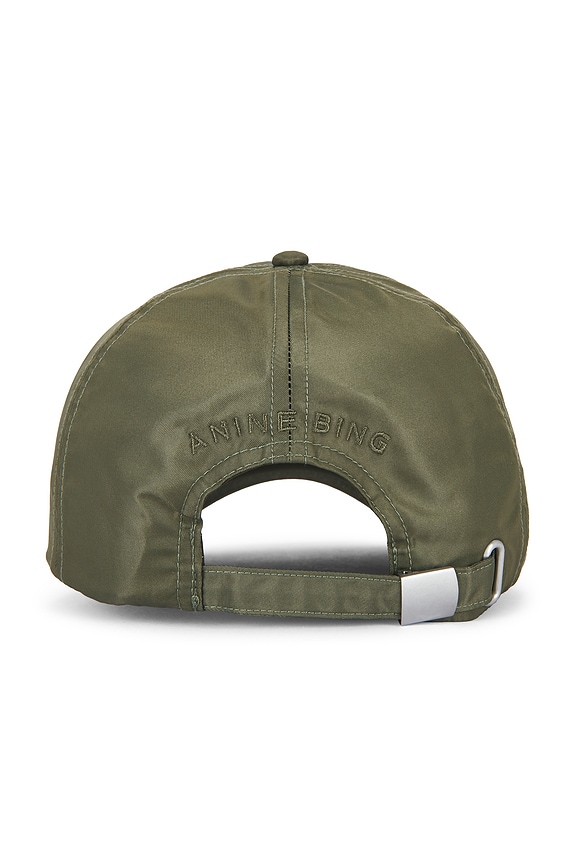 view 2 of 2 Jeremy Baseball Cap Nylon in Army Green