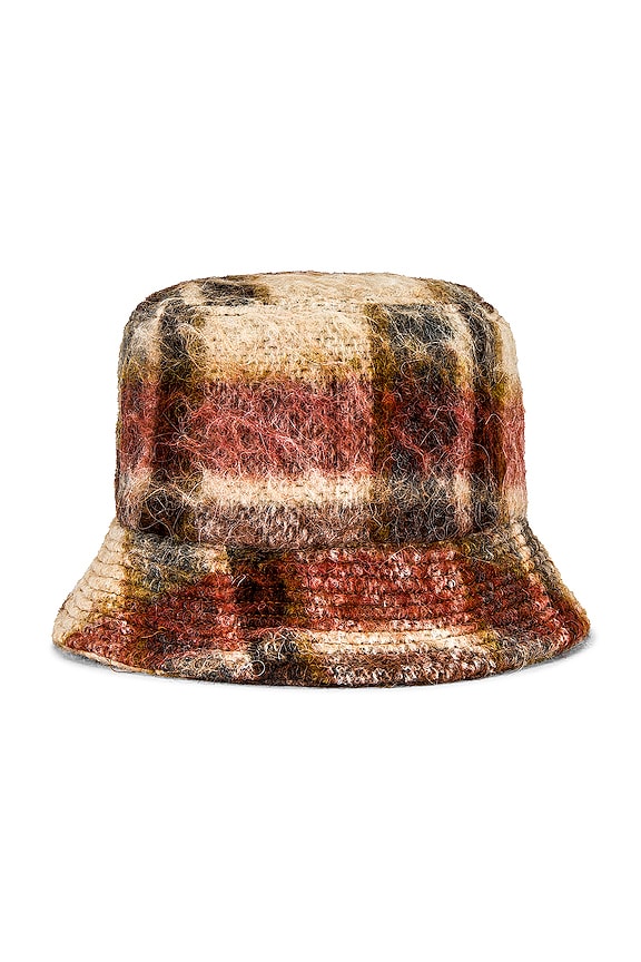 view 2 of 3 Cami Bucket Hat in Oatmeal Plaid