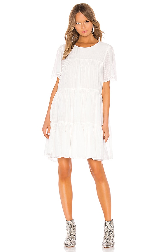 ANINE BING Tabitha Dress in White | REVOLVE