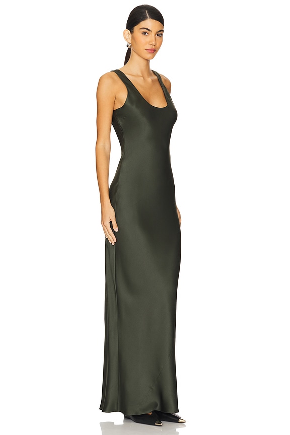 view 2 of 3 CAMILLE ドレス in Dark Olive