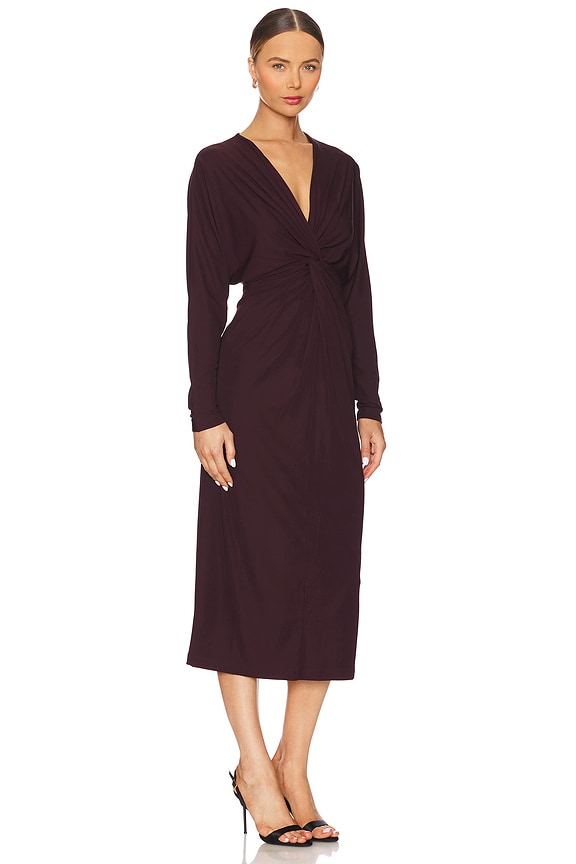 view 2 of 3 VESTIDO MATHILDE in Bordeaux