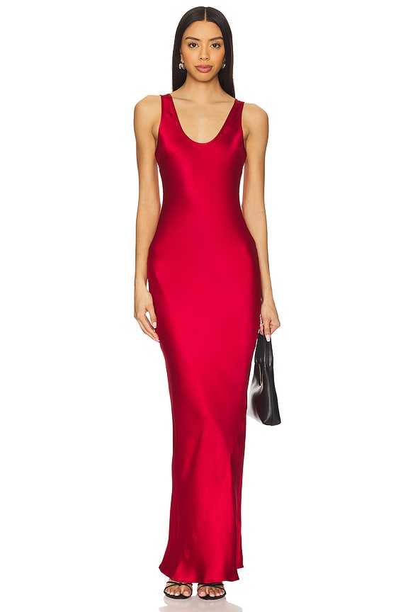 view 1 of 3 Alison Dress in Scarlet Red