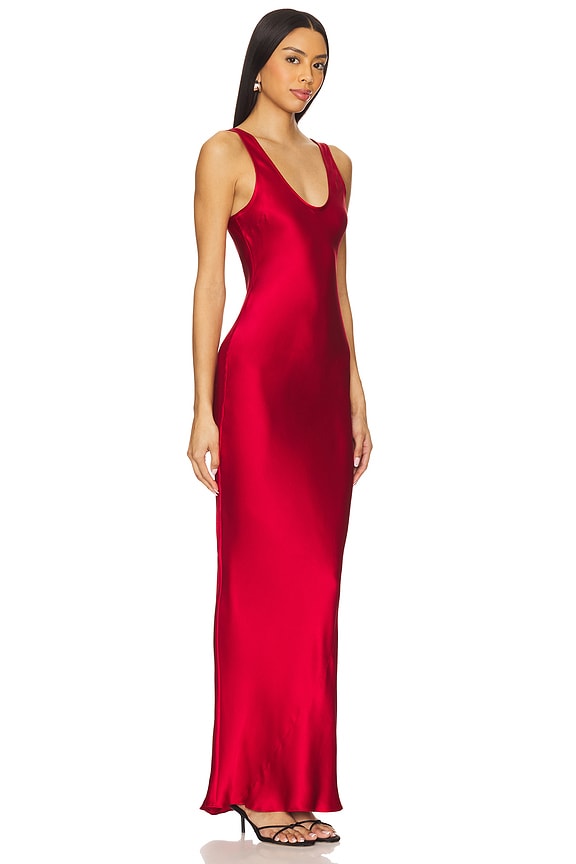view 2 of 3 Alison Dress in Scarlet Red