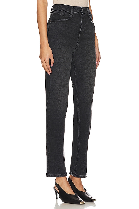 view 2 of 4 Bry Straight Leg Jeans in Raven Black