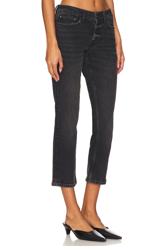 view 2 of 6 Nix Straight Leg Jeans in Iron Black