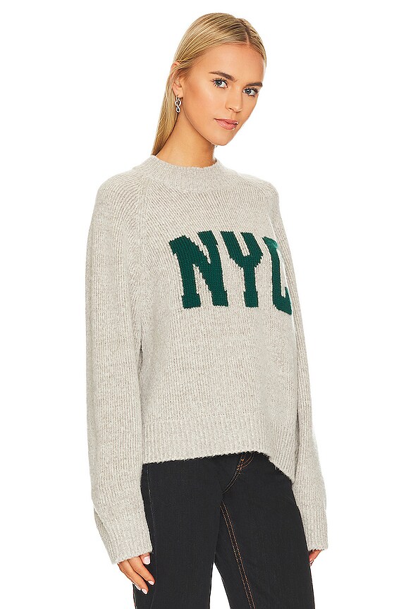 view 2 of 4 PULL KENDRICK UNIVERSITY NEW YORK in Heather Grey