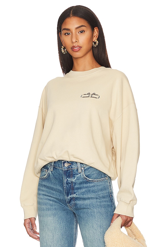 view 2 of 5 Leo Sweatshirt Serpent in Sand