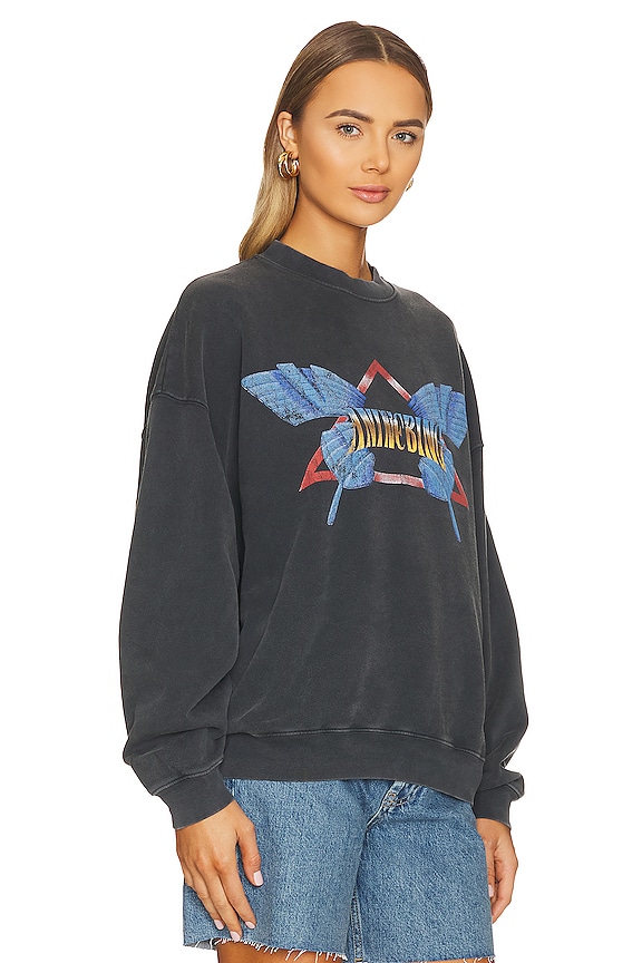 view 2 of 4 HARVEY 크루 in Washed Black