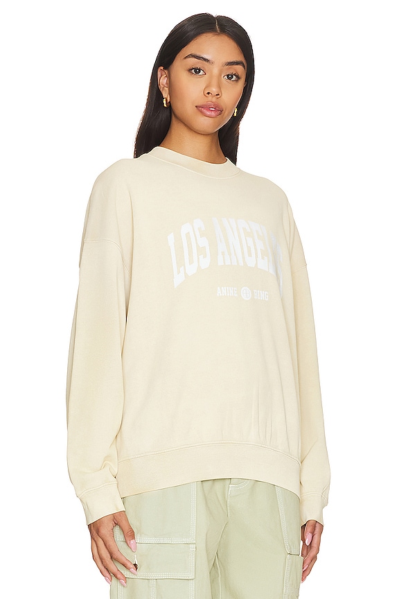 view 2 of 4 SUDADERA JACI UNIVERSITY LOS ANGELES in Washed Faded Yellow