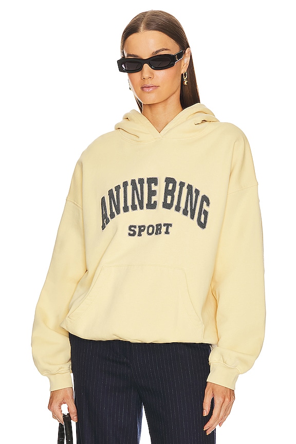 ANINE BING Harvey Sweatshirt in Yellow | REVOLVE