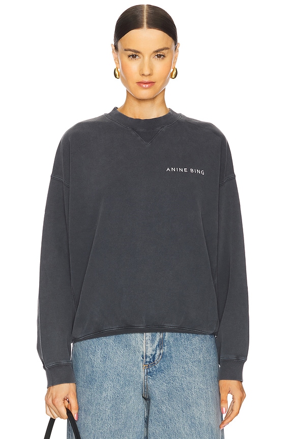 view 2 of 5 Jaci Sweatshirt Twisted Snake in Washed Black