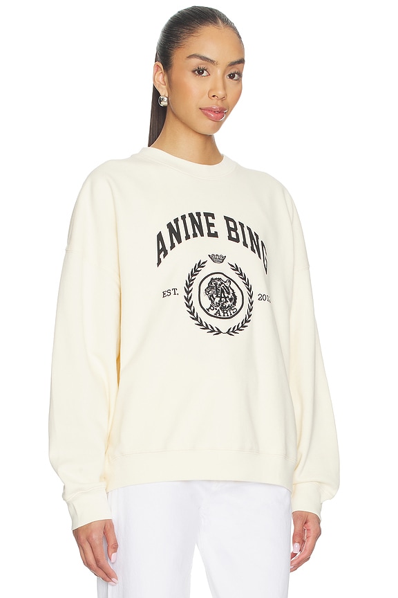 view 2 of 5 Miles Collegiate Sweatshirt in Cream