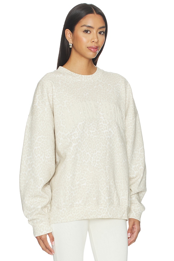 view 2 of 5 SUDADERA MILES in White Washed Leopard