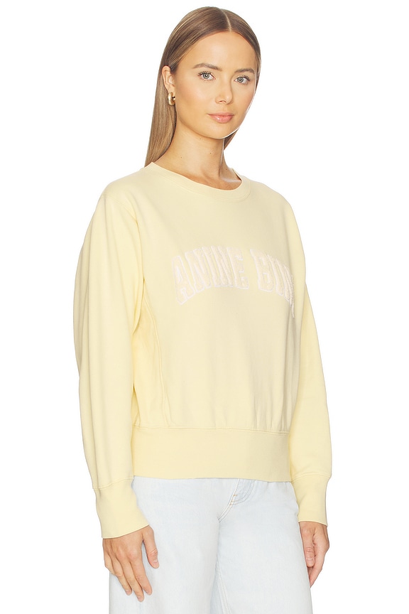 view 2 of 4 Harry Shrunken Sweatshirt in Butter Yellow