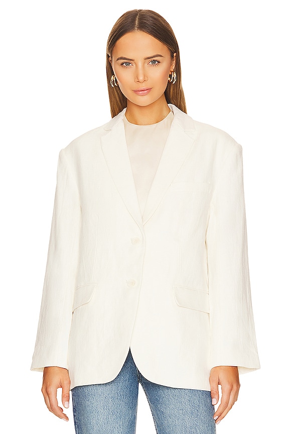 view 2 of 5 QUINN ブレザー in Eggshell