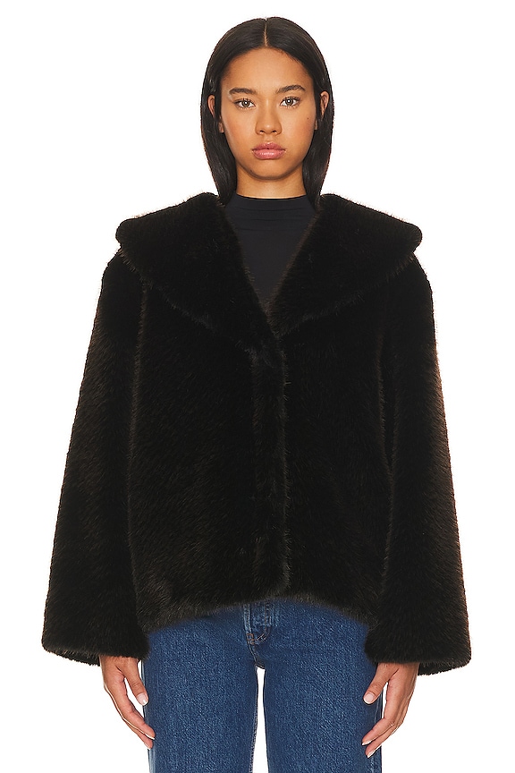 view 2 of 5 HILARY ジャケット in Black & Brown