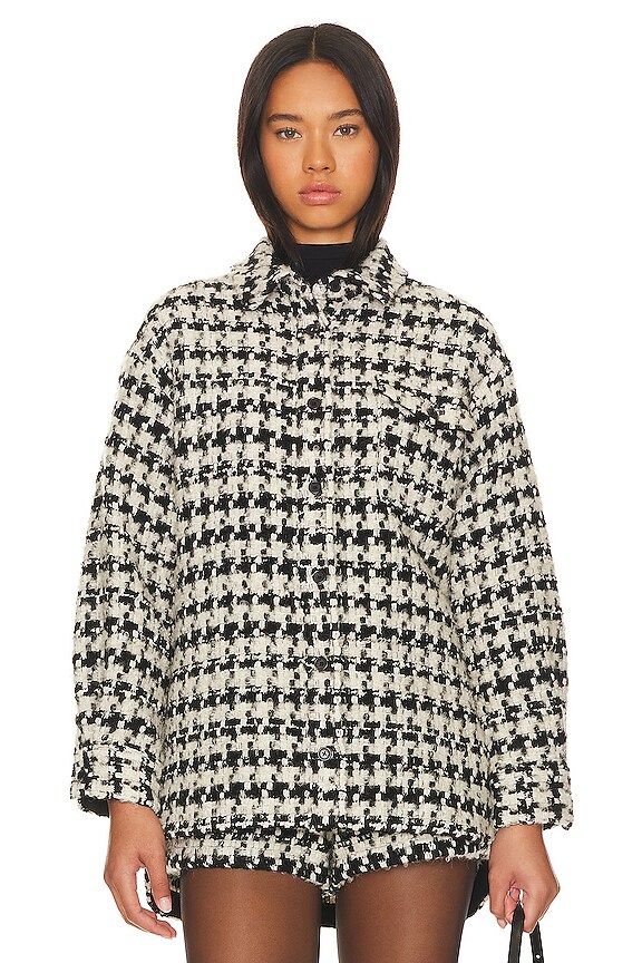 view 2 of 6 SLOAN 자켓 in Black & White