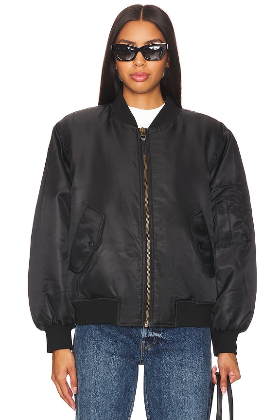 view 2 of 5 Leon Bomber in Black