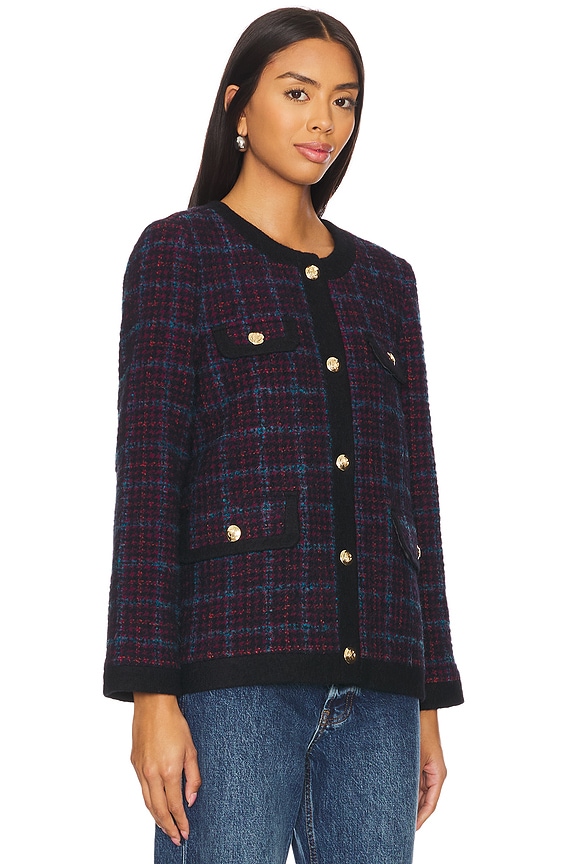view 2 of 5 LYDIA ジャケット in Blue & Red