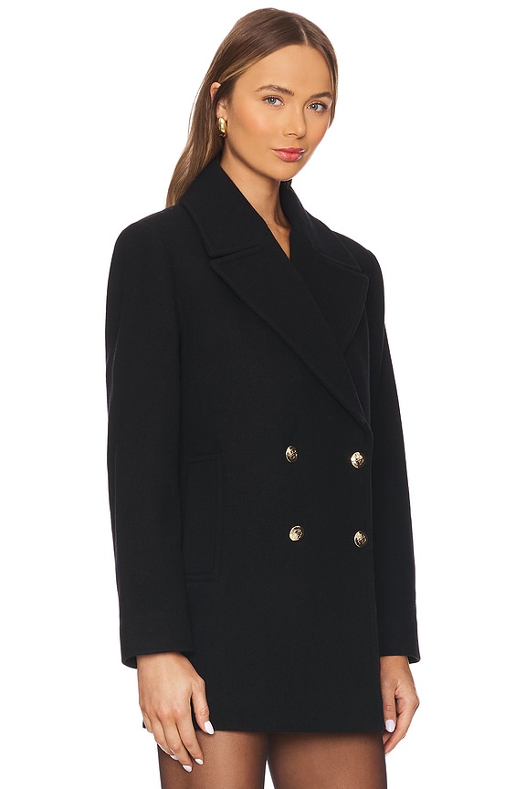 view 2 of 4 Glenn Peacoat in Black