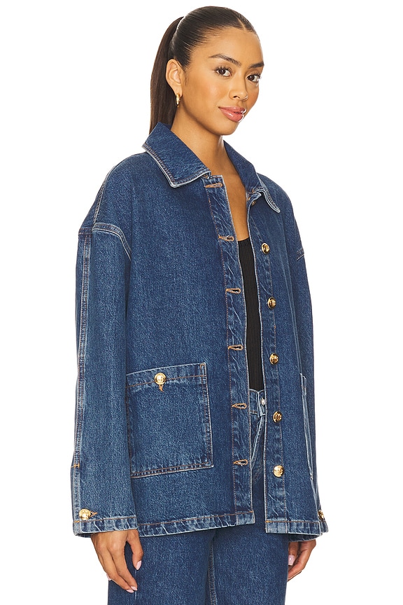 view 2 of 5 Luca Jacket in Clean Indigo Denim