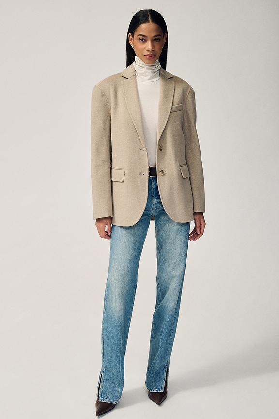 view 1 of 7 VESTE QUINN in Oatmeal Melange