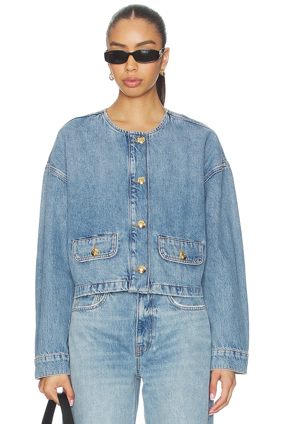 view 2 of 6 Blanche Jacket in Caspian Blue